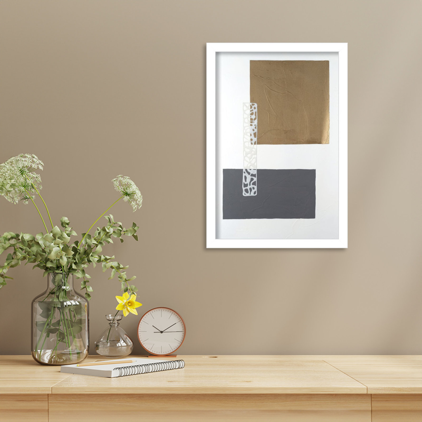Nooks and Crannies I Print by Vanna Lam, 17" H x 12" W, White