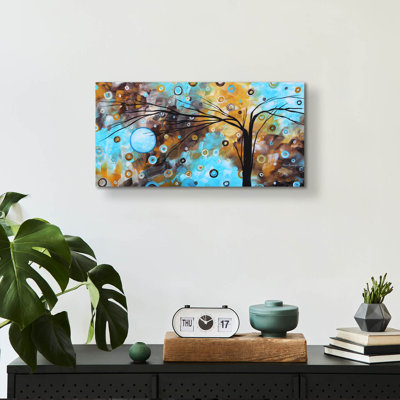 Winston Porter «Baby Blues» par Megan Duncanson, art mural en verre acrylique, ACR-43278