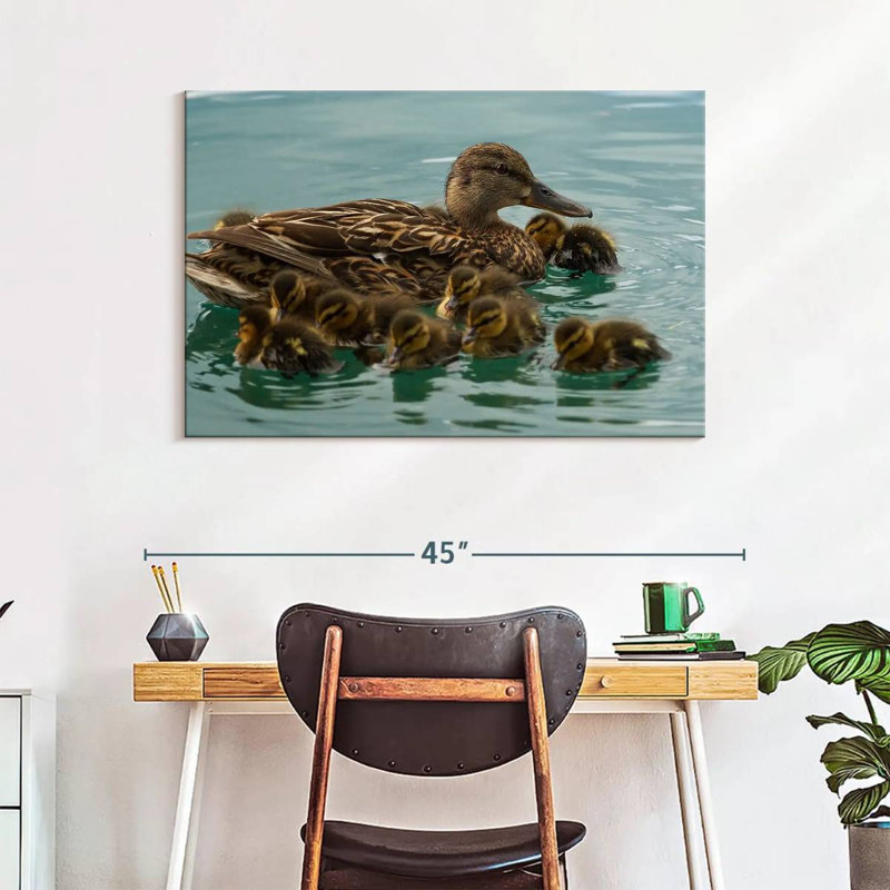 Brampt Duck Family Huddle, 26" H x 39" W