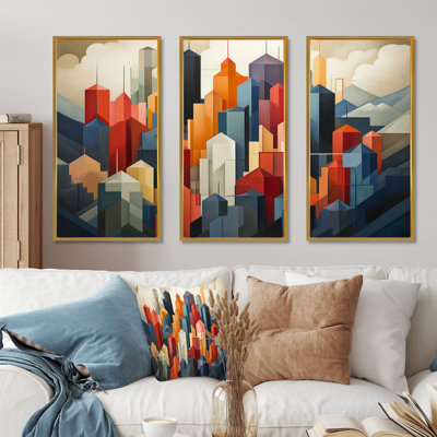 Cubic Los Angeles Skyline - Los Angeles Wall Art