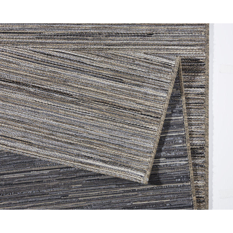Lotus Flatweave Grey Rug, Rectangular 200 x 290cm