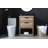 Felicity 24 " W Freestanding Standard 1 Single Vanity Bathroom Vanity With Engineered Marble Top-1870642096