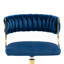 Pia Ricco Velvet Task Chair-1123251621