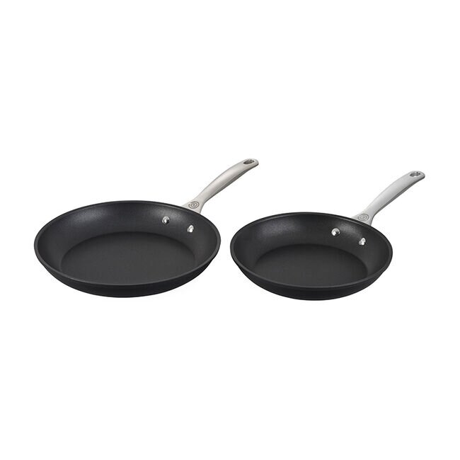 Le Creuset Tri-Ply Stainless Steel 2 pc. Nonstick Fry Pan Set (8 Fry Pan &  10 Fry Pan)