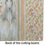 Afghan Hound Heirloom Fall Glass Cutting Board