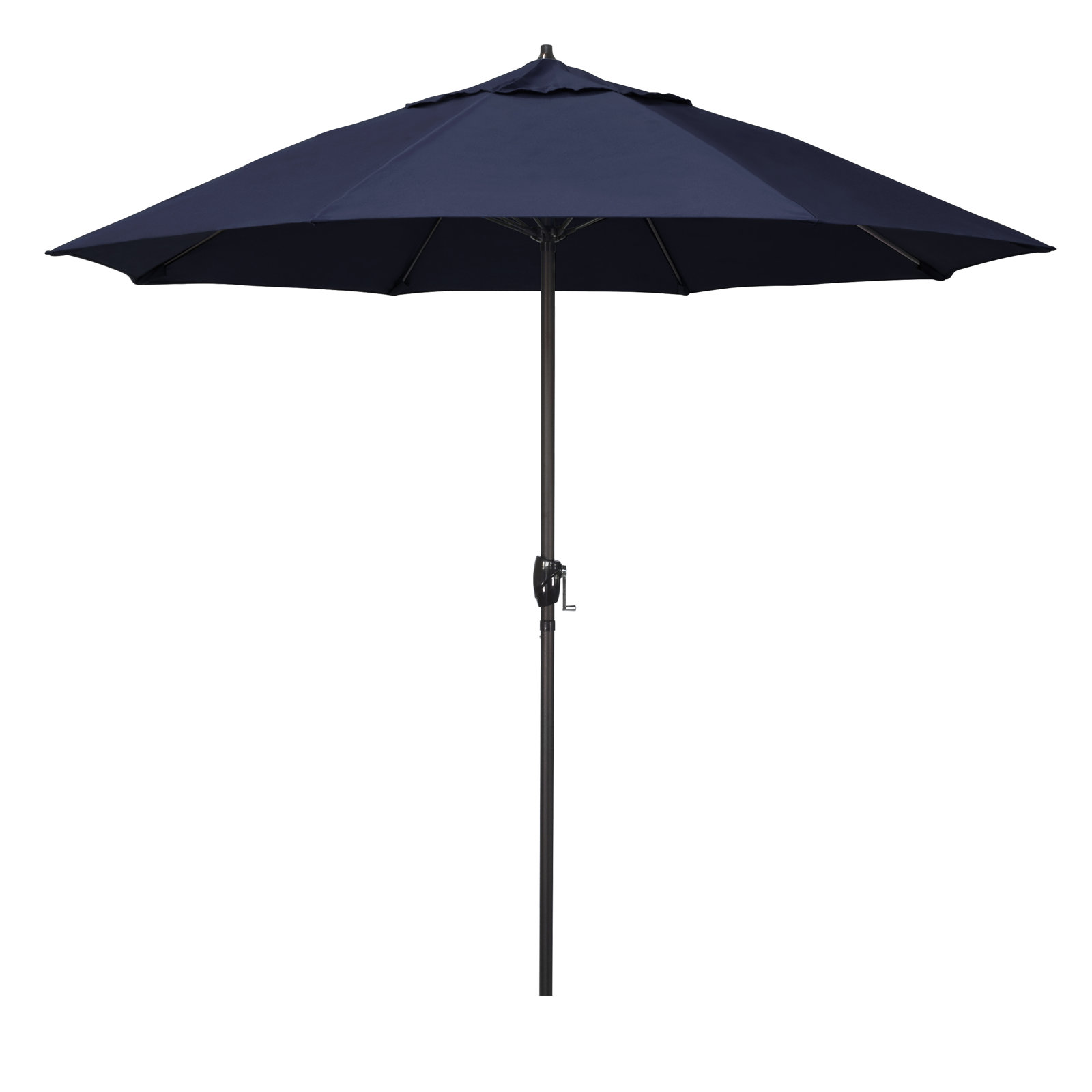 Deshaun 9' Sunbrella® Market Umbrella, Canvas Navy Sunbrella® Canvas