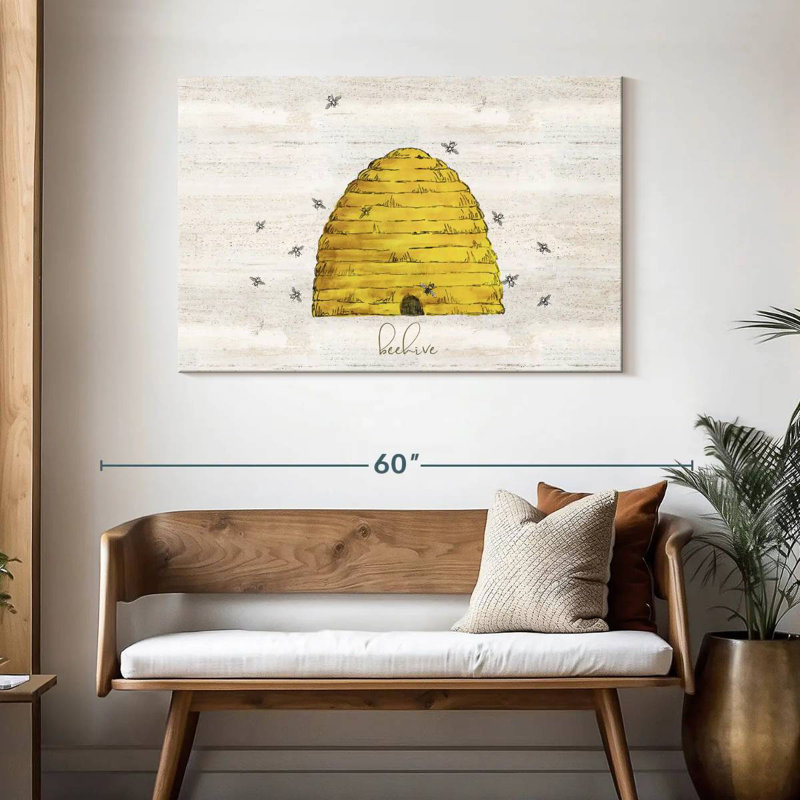 Brampt Bee's Life I - Beehive, 30" H x 45" W
