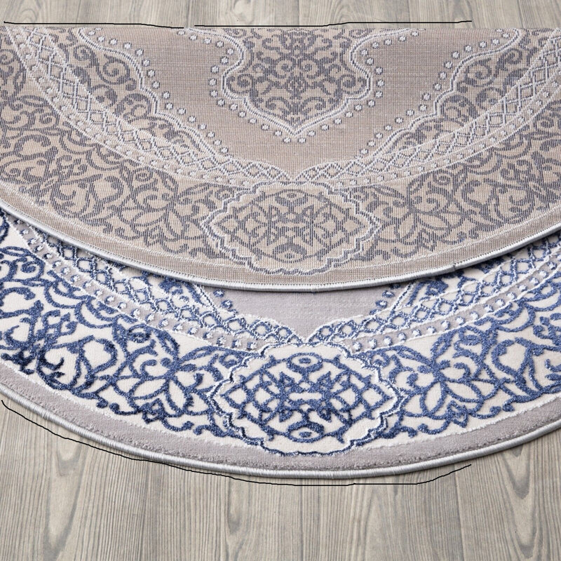 Braeson Abstract Area Rug, Round 120cm