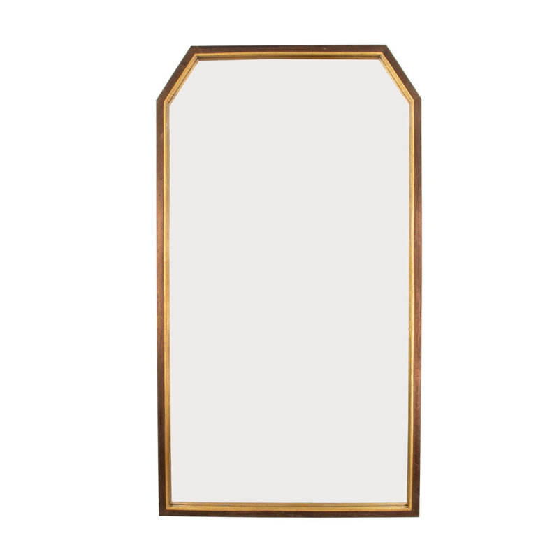 Sidney Framed Mirror, Brown/Gold