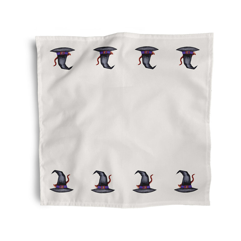 Moskell Polyester Novelty Napkins, Ivory