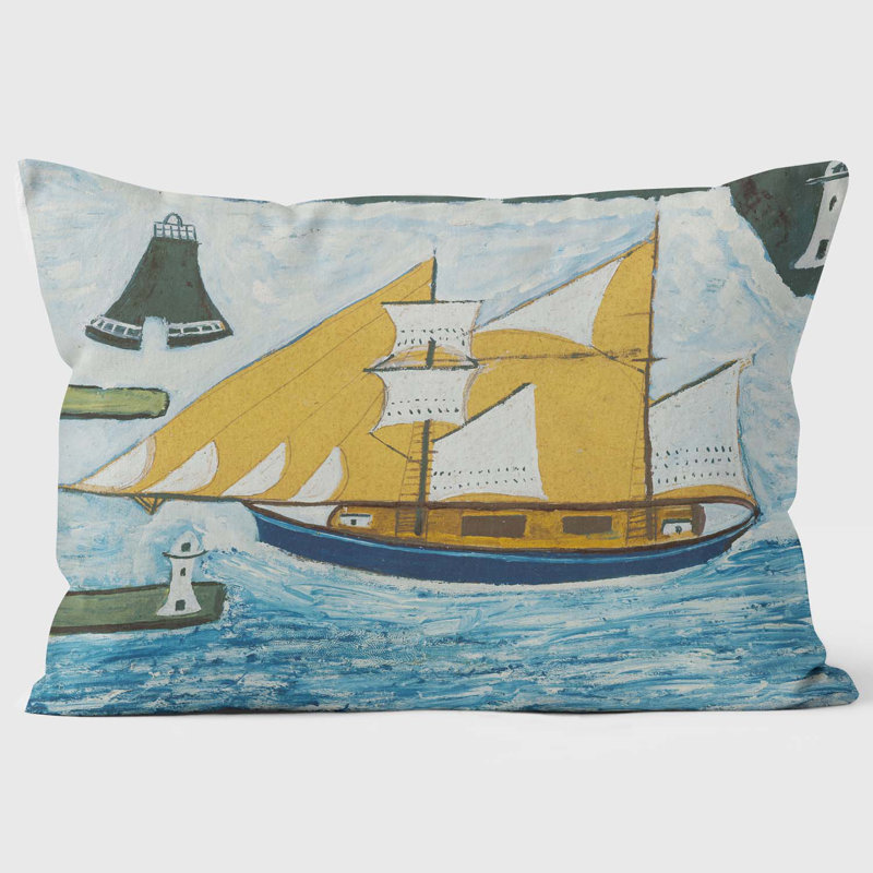 Blue Ship - Tate - Alfred Wallis Cushion