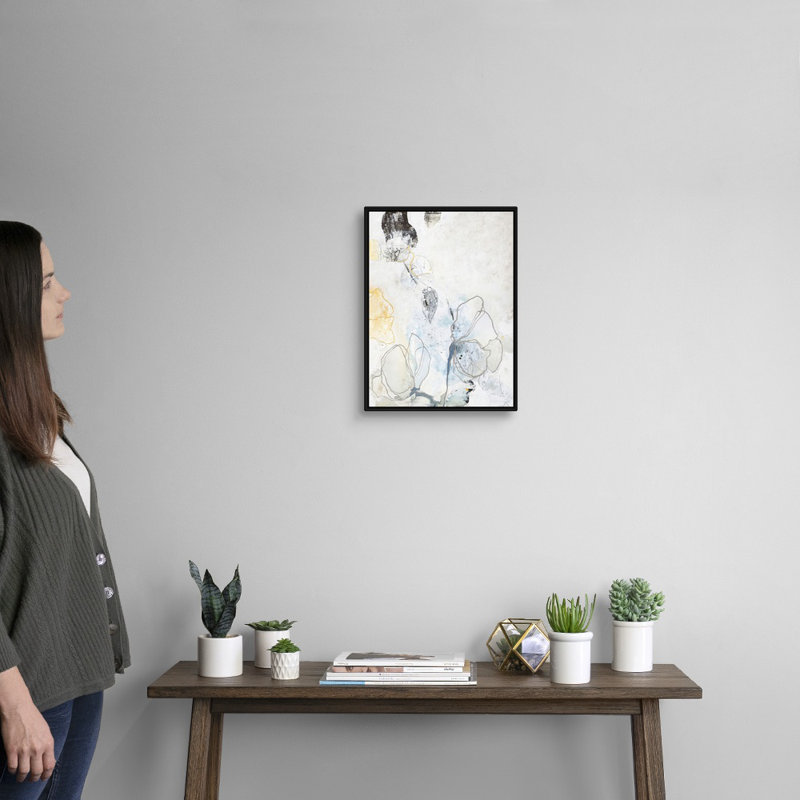 «Nowhere Land 1», reproduction d'art, Toile avec cadre noir, H 18 po x l 14 po x P 1,75 po