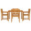 Square 5 - Piece 4 - Person 110Cm L Outdoor Table Set