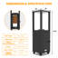 Wood Pellets Standing Patio Heater