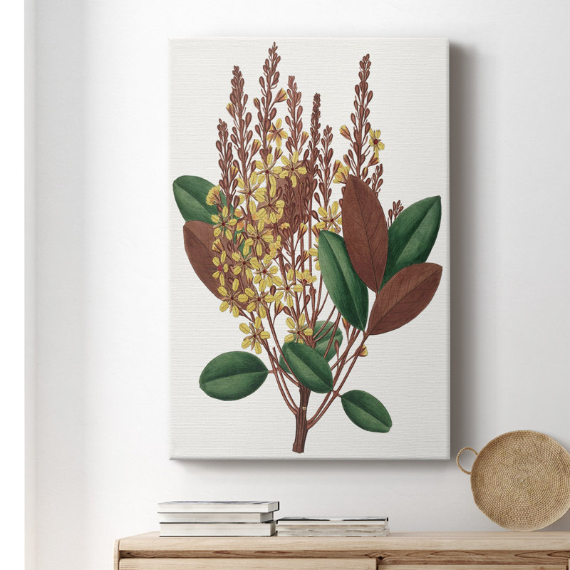 Fall Foliage II - Toile tendue avec châssis de qualité supérieure - prête à être accrochée, L 12 po x H 18 po