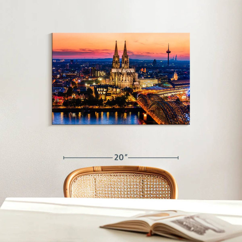 Lumières des Nogales de Cologne, H 16 po x l 24 po