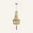 Anstead 2 - Light Brown Unique/Statement Pendant