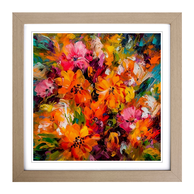 Single Picture Frame Print on Wood, Oak