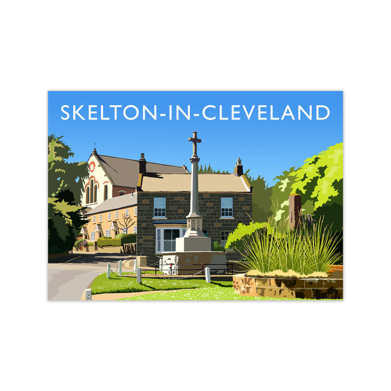 Skelton-in-Cleveland by Richard O'Neill - Print, Unframed, 42cm H x 59cm W x 1cm D