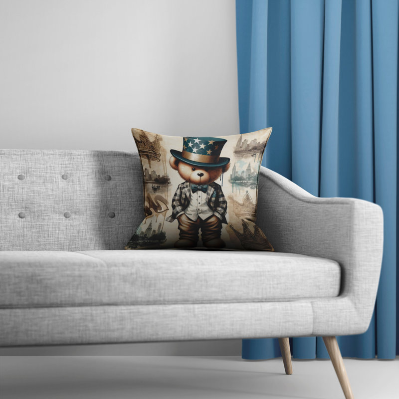 Abstract Throw Pillow