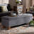 Llewellyn Velvet Ottoman-1952566717