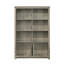 Bibliothèque avec portes d'armoire