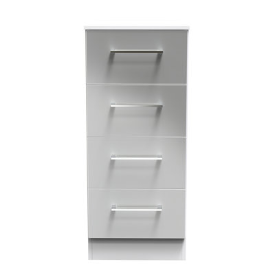 Talhaa 4 Drawer Bedside Cabinet (Ready Assembled)