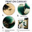 Or et vert coquelicot floral Euphoria I - art mural traditionnel-114713626-114713627-114713622