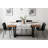 80 Inch Modern Industrial Rectangular Solid Wood Top Dining Table With Black Iron Frame