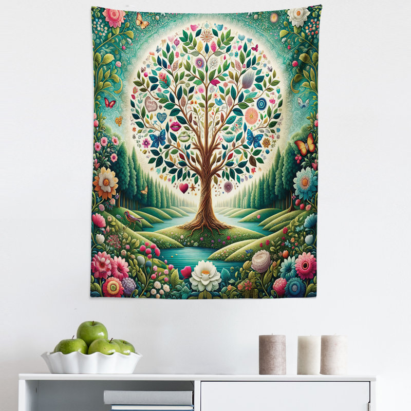 Tapisserie en microfibre, H 28 po x l 23 po