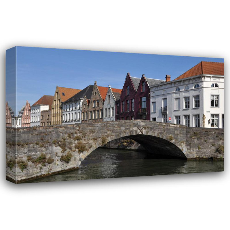King's Bridge, Belgium, 16" H x 24" W