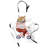 No Pattern Bib Apron