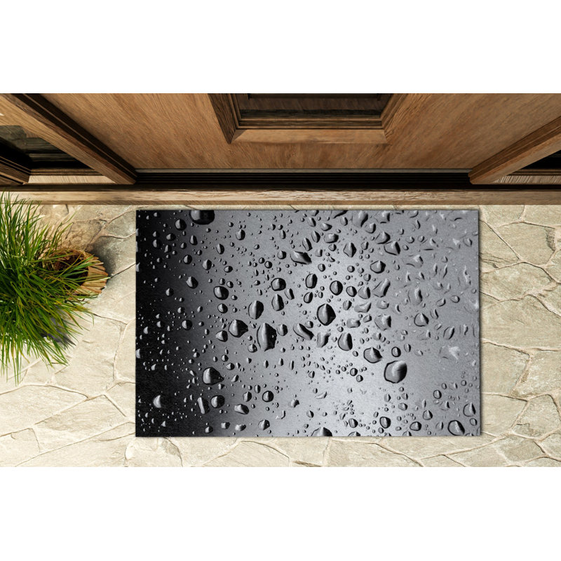 Non-Slip Geometric Outdoor Doormat