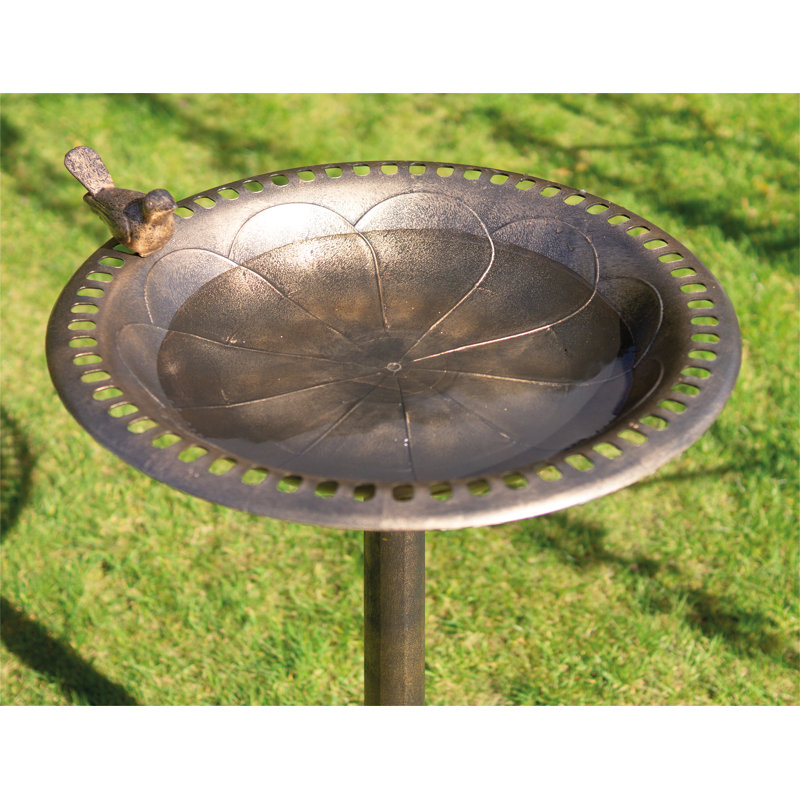 Quigley Metal Birdbath