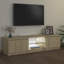 Labonte  TV Cabinet with LED Lights 120x30x35,5 cm-36263511-36260467