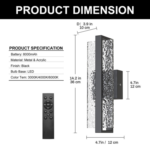 Dimensions du produit