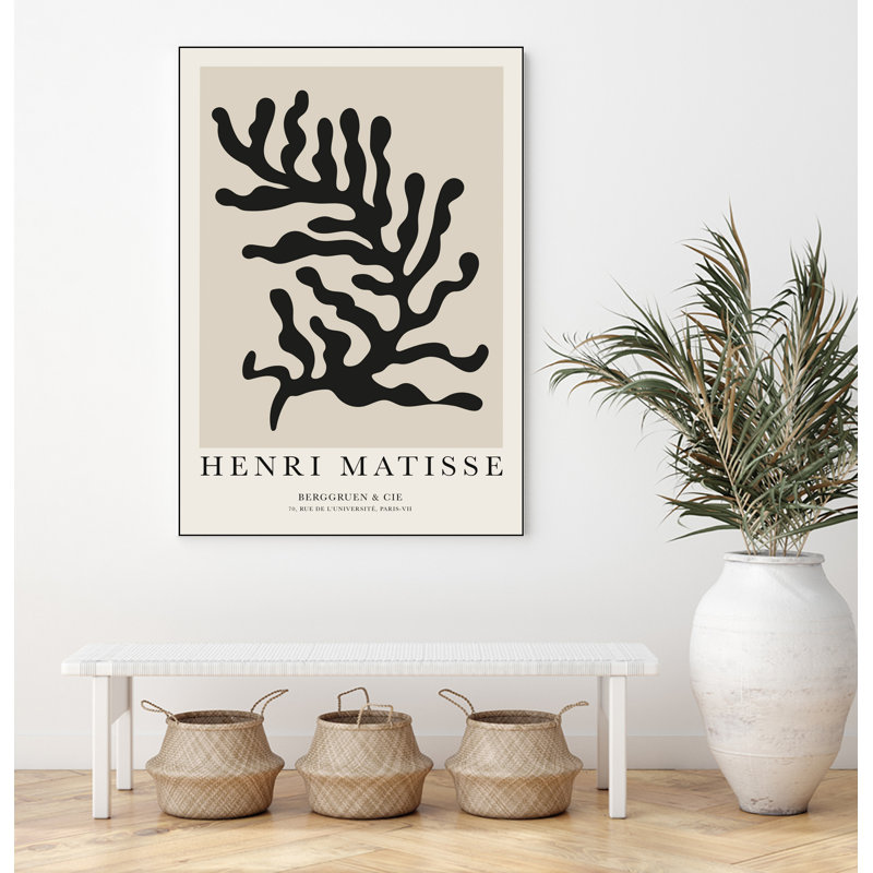 L'herbe' Framed Canvas
