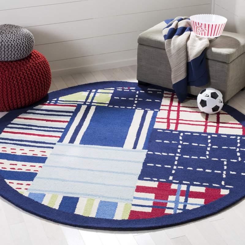 Nani Hand Tufted 80% Wool And 20% Cotton Rug, Round 6'