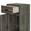 Armoire à portes avec tiroir en gris foncé-214957963