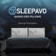 Ensemble de 2 oreillers en mousse viscoélastique Sleepavo