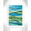 Azariana «Colors of the Coast», reproduction de peinture à l'aquarelle encadrée