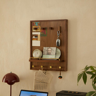 Tablette moderne moderne et multifonctionnelle en toile et en bois massif