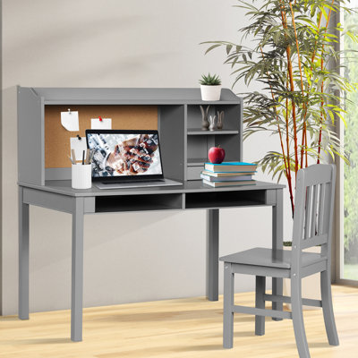 Ensemble de bureau d'écriture et de chaise l 44 po Berel