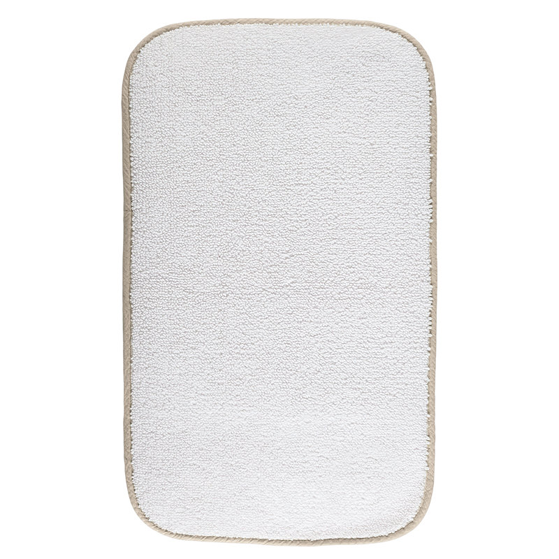 Contour Bath Rug, Linen, 24" W x 39" L
