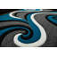 Tapis abstrait turquoise / gris Mccampbell-28997873