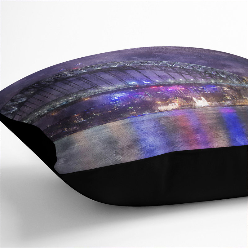 Square Cushion, Black, 40cm H x 40cm W x 15cm D