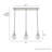 Maple Park 3 Light Linear Bell Pendant-69880531