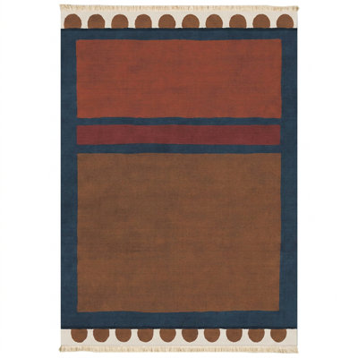 5' X 8' Clay Horizon Area Rug