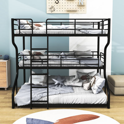 Heiko Full XL over Twin XL over Queen Triple Bunk Bed by Isabelle & Max