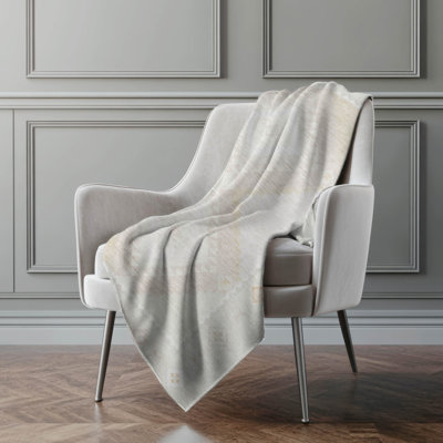 Addison Machine Washable Sherpa Aztec Throw Blanket